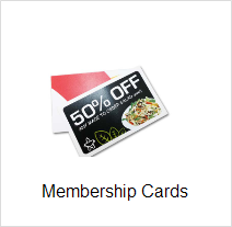 plastic membership card